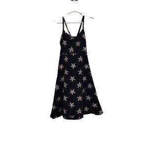 Old Navy girls Blue Star‎ strap shoulder dress